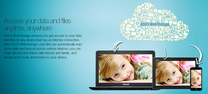 Access your data and files anytime, anywhere