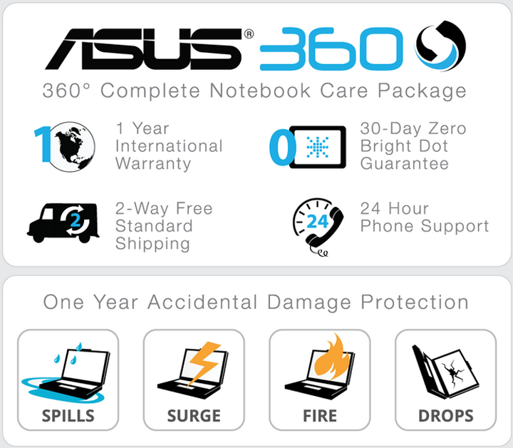 Asus G751JT-DH72 for Accidental Damage Protection