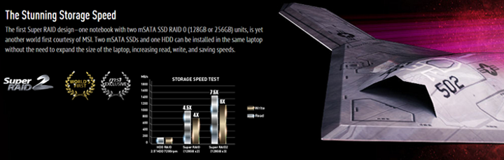 MSI GS70 Stealth Pro-097 for The Stunning Storage Speed