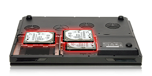 Hardware RAID 0,1,5 Support