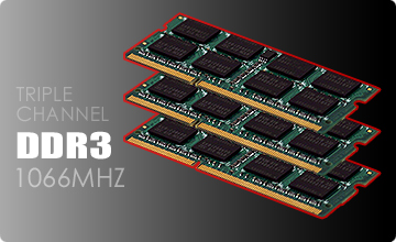 Triple Channel DDR3 System Memory
