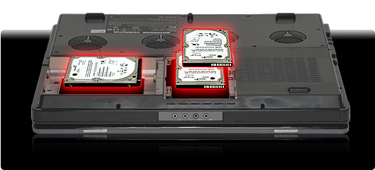 Hardware RAID 0,1,5 Support